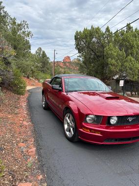 Red 2007 Ford Mustang GT