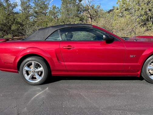Red 2007 Ford Mustang GT
