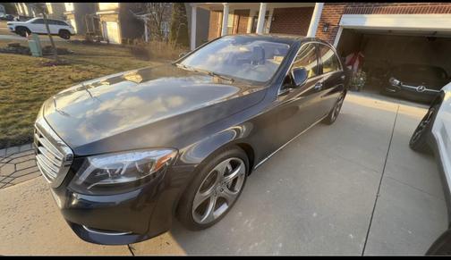 Blue 2015 Mercedes-Benz S-Class S 550 4MATIC
