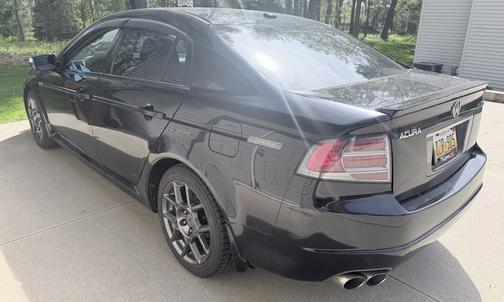 Black 2008 Acura TL Type S
