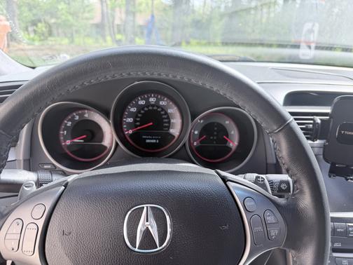 Black 2008 Acura TL Type S