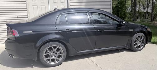 Black 2008 Acura TL Type S