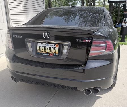 Black 2008 Acura TL Type S