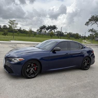 Blue 2017 Alfa Romeo Giulia Ti