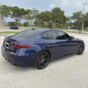 Blue 2017 Alfa Romeo Giulia Ti