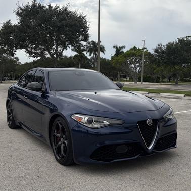 Blue 2017 Alfa Romeo Giulia Ti
