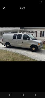 Gray 1999 Ford E150 Base
