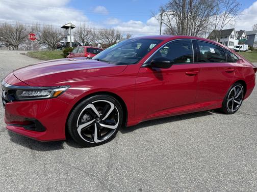 Red 2021 Honda Accord Sport 1.5T