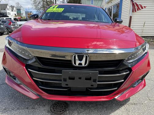 Red 2021 Honda Accord Sport 1.5T