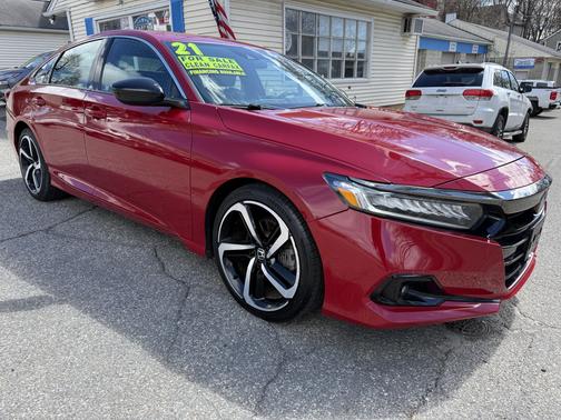 Red 2021 Honda Accord Sport 1.5T