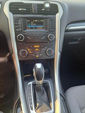 White 2015 Ford Fusion Hybrid S