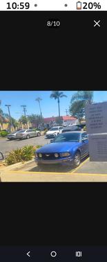 Blue 2006 Ford Mustang GT