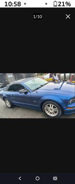 Blue 2006 Ford Mustang GT