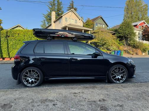 Black 2012 Volkswagen Golf R 4-Door