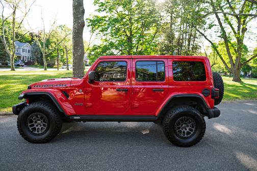 Red 2022 Jeep Wrangler Unlimited Rubicon 392