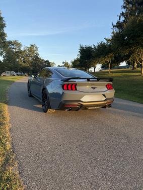 Blue 2024 Ford Mustang EcoBoost