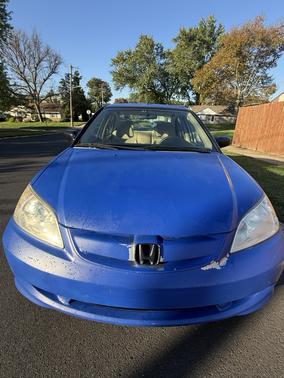 Blue 2005 Honda Civic Hybrid Base