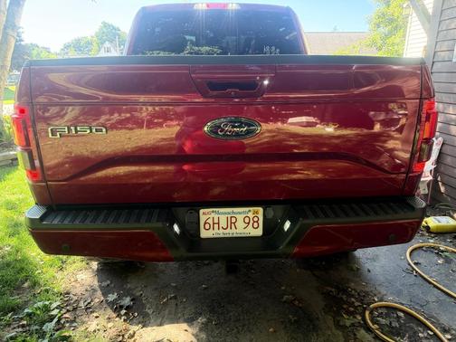 Red 2016 Ford F-150 Lariat