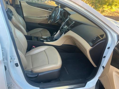 White 2013 Hyundai SONATA Limited 2.0T