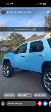Blue 2010 Chevrolet Tahoe LT