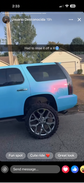 Blue 2010 Chevrolet Tahoe LT