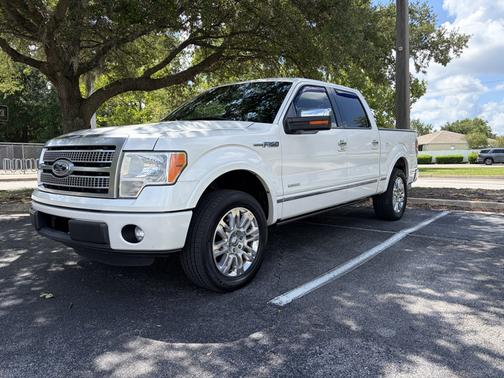 White 2012 Ford F-150 Platinum