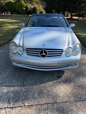 Silver 2005 Mercedes-Benz CLK-Class 320 Cabriolet