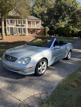Silver 2005 Mercedes-Benz CLK-Class 320 Cabriolet