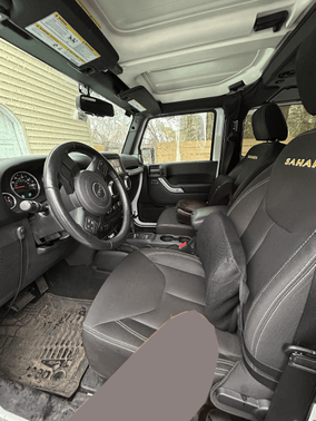 White 2015 Jeep Wrangler Sahara