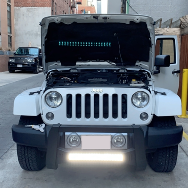 White 2015 Jeep Wrangler Sahara