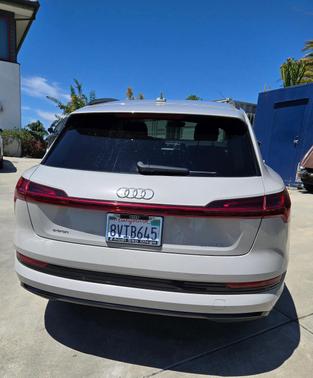 Beige 2021 Audi e-tron Premium