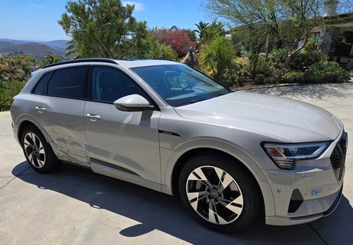 Beige 2021 Audi e-tron Premium
