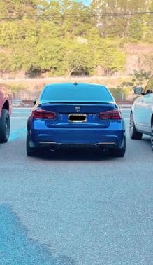 Blue 2016 BMW 340 i