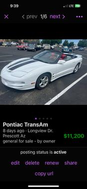 1998 Pontiac Firebird Trans Am
