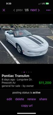 1998 Pontiac Firebird Trans Am
