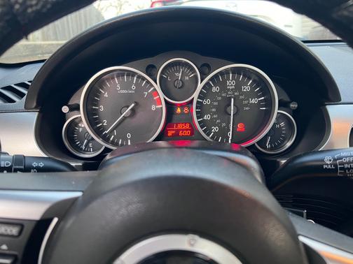Silver 2009 Mazda MX-5 Miata Touring Hardtop Convertible