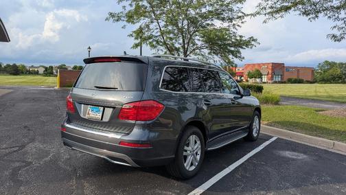 Gray 2014 Mercedes-Benz GL-Class GL 450 4MATIC