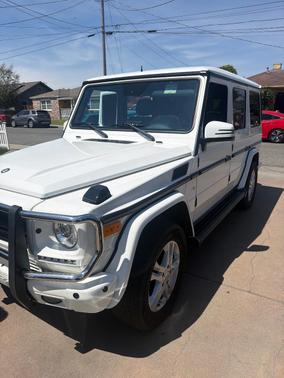 White 2014 Mercedes-Benz G-Class G 550