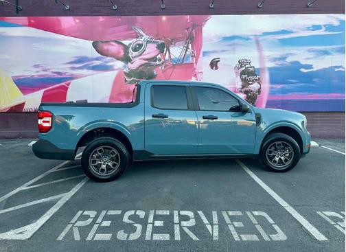 Blue 2022 Ford Maverick XL