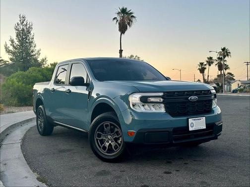 Blue 2022 Ford Maverick XL