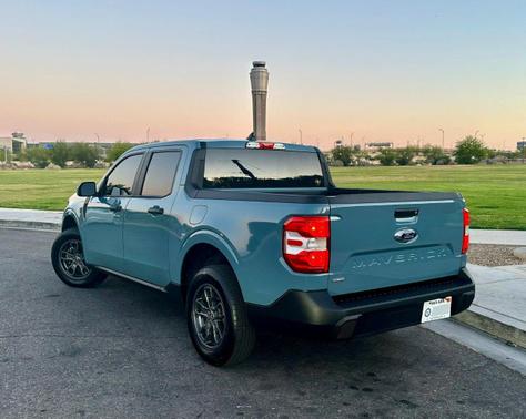 Blue 2022 Ford Maverick XL