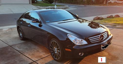 Black 2006 Mercedes-Benz CLS-Class CLS500