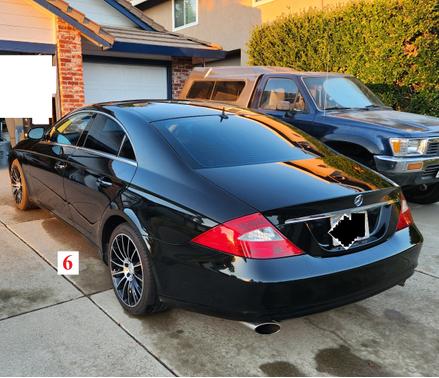 Black 2006 Mercedes-Benz CLS-Class CLS500