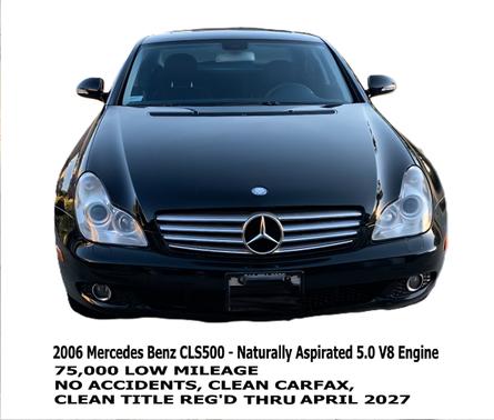 Black 2006 Mercedes-Benz CLS-Class CLS500