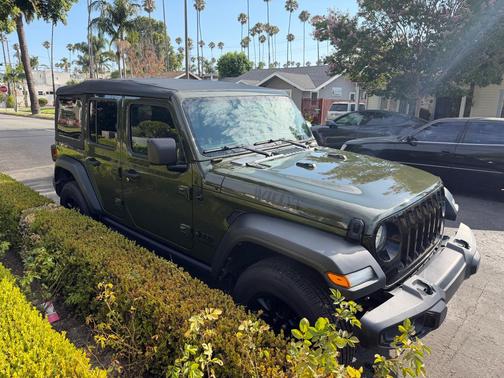 Green 2022 Jeep Wrangler Unlimited Willys Sport