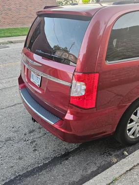 Red 2012 Chrysler Town & Country Touring-L