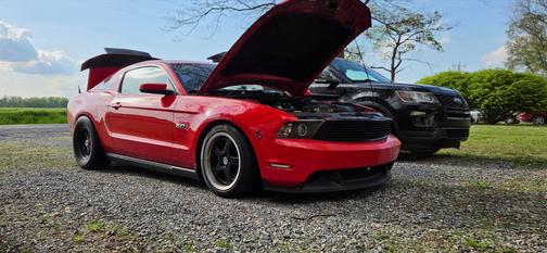 Red 2011 Ford Mustang GT Premium