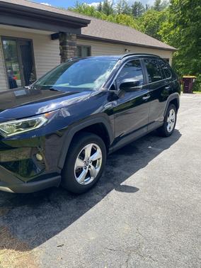 Black 2020 Toyota RAV4 Hybrid Limited
