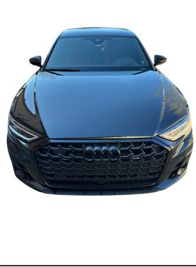 Black 2025 Audi A8 L 55