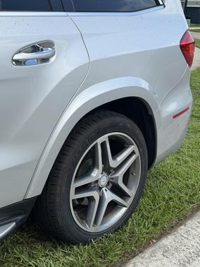 Silver 2017 Mercedes-Benz GLS 550 4MATIC